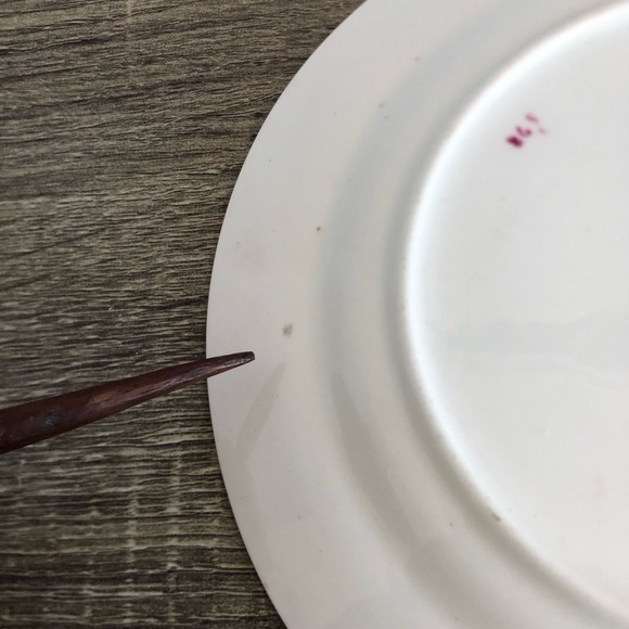 Vtg Hammersley Dresden Floral Gold Trim Plate - Picture 12 of 15